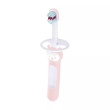 Mam Baby´s Brush - dětský zubní kartáček 6m+ s bezpečnostním krytem - Pastelový růžový