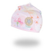Čepice podšitá Outlast® - sv.růžová květy/růžová baby - vel. 3 (42-44 cm)