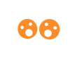 Nadlehčovací kroužky Baby 160 x 38 mm - Oranžová