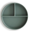 Silikonový talíř s přísavkou Mushie - Cambridge-blue