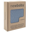 Bambusová pletená deka New Baby 100 x 80 cm - Blue
