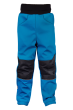 Softshellové kalhoty dětské Modro-tyrkysové Wamu - Vel. 152-158