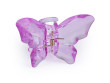 Skřipec do vlasů motýl - fialová
