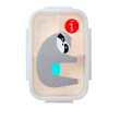 Krabička na jídlo Bento 3 Sprouts - Sloth Gray