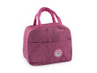 Termotaška svačinová s kapsou 22x18 cm  - Růžová tmavá