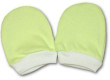 Bavlněné rukavičky pro novorozence - Zelené