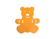 Plavecká deska Baby medvídek 280 x 300 x 38 mm - Oranžová