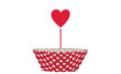 Cupcake košíček - Valentýnská srdce 24 ks