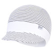 Kšiltovka tenká pruh Outlast®s UV faktorem 50+, pruh bíločerný/bílá - Vel. 3 (42-44 cm)