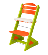 Dětská rostoucí židle Jitro Plus barevná  - Sv. zelená + oranžová