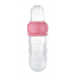 Silikonová krmící síťka s nádobou Canpol babies - Růžová