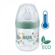 For Nature láhev s kontrolou teploty 150 ml Nuk - Zelená