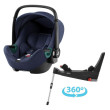 Autosedačka Baby-Safe 3 i-Size Flex Base 5Z Bundle Britax - Indigo Blue