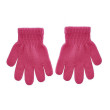 Dětské pletené prstové rukavice 1 - 2 roky - Růžové