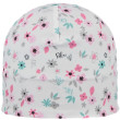 Funkční čepice Mikropolyester Květiny Bílá RDX - Vel. 2