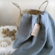 Dětská deka mušelín Ivemababy - Modrá