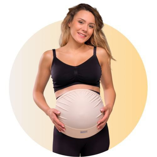 Carriwell Těhotenský podpůrný pás přes bříško - nastavitelný - Honey