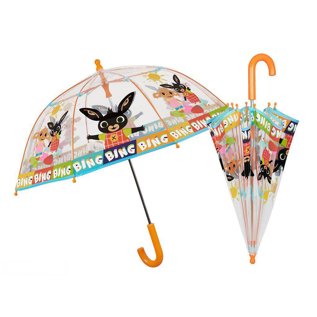 PERLETTI Dětský deštník transparent Bing