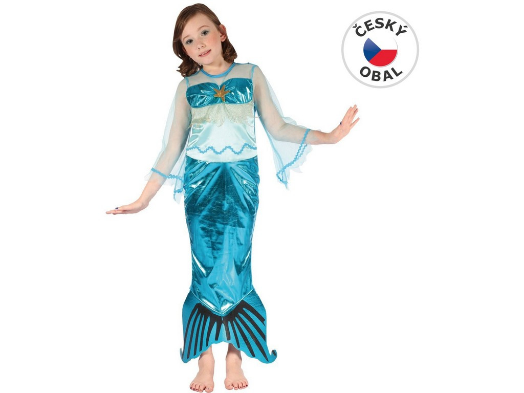 MADE Kostým na karneval Mořská panna, 120-130 cm