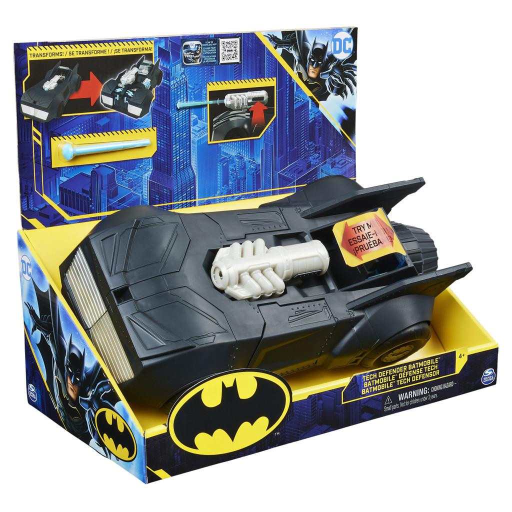 Spin master Batman transformující se Batmobile pro figurky 10 cm