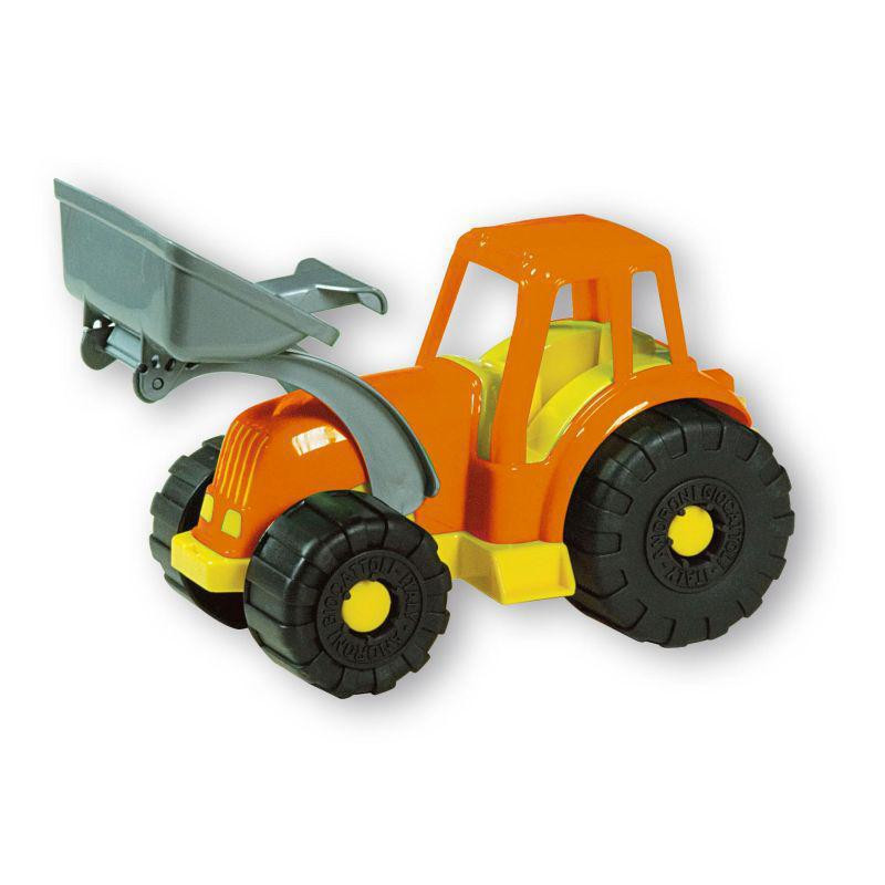 Androni Traktorový nakladač Power Worker v oranžové barvě