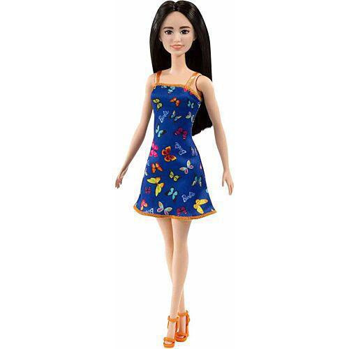 Mattel Barbie v šatech TMAVOVLÁSKA + MOTÝLCI