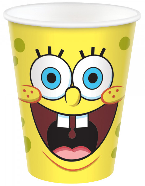 Amscan Kelímky papírové - SpongeBob 8 ks 250 ml