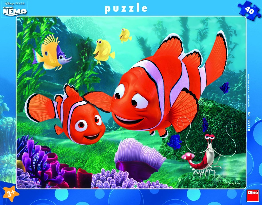 Dino Puzzle 40 dílků Nemo