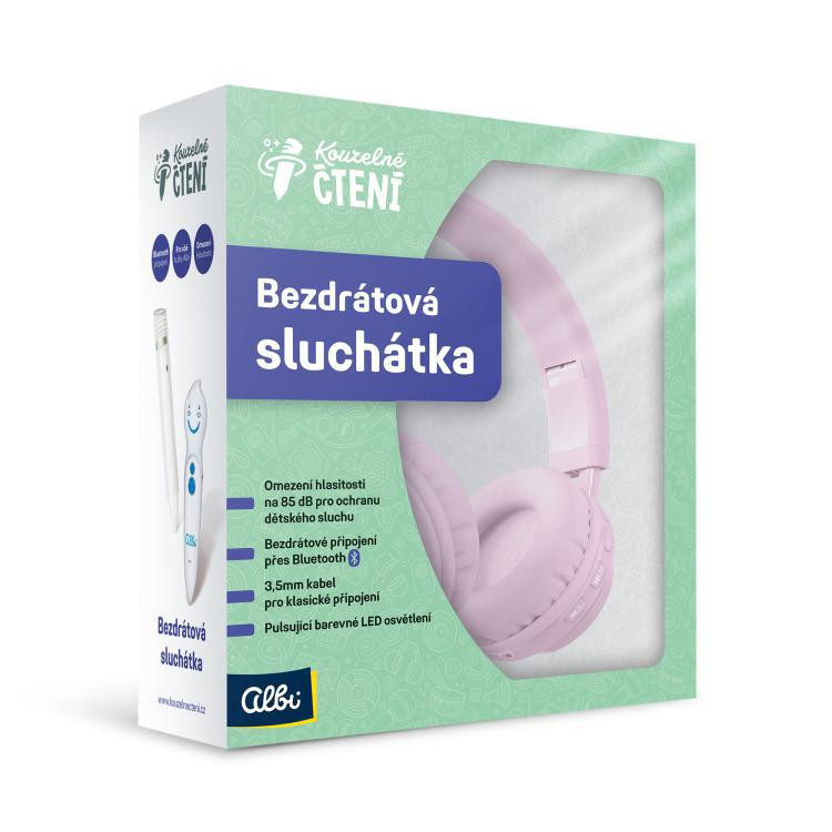 Albi Kouzelné čtení - Bezdrátová sluchátka (růžová)