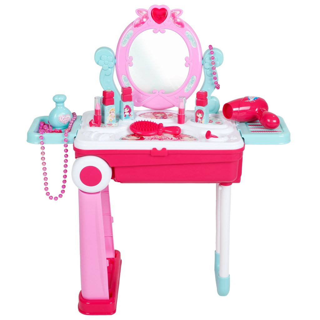 BABY MIX Dětský toaletní stolek v kufříku 2v1 Baby Mix