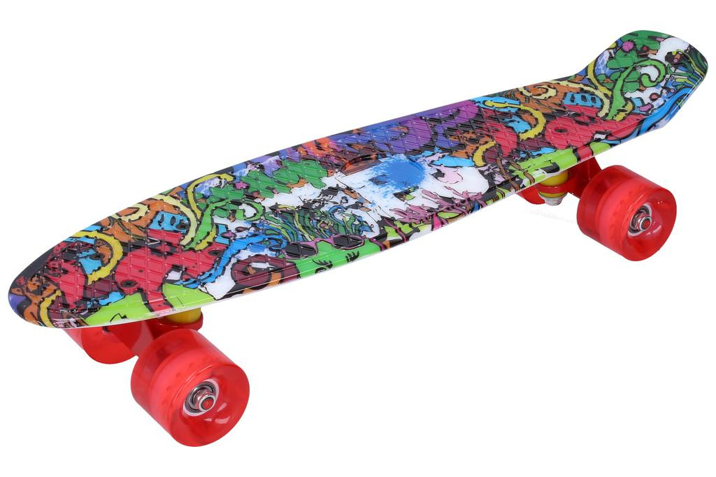 Wiky Skateboard vícebarevný 56 x 15 cm