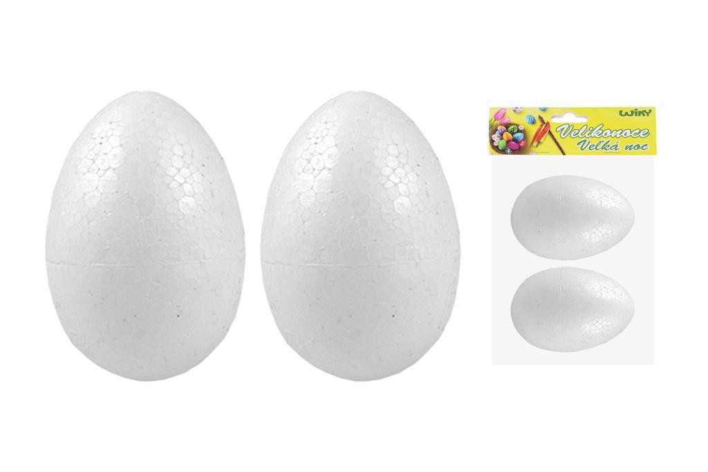 Wiky Vajíčko dekorační polystyrénové 9 cm, 2ks