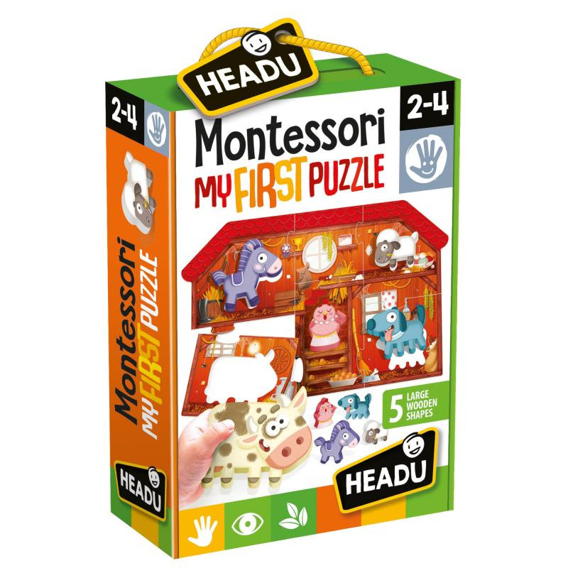 Headu HEADU: Montessori Moje první puzzle - Farma