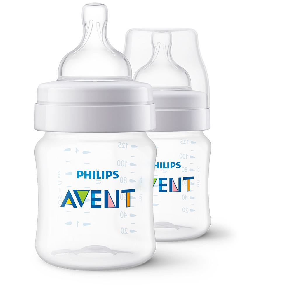 PHILIPS AVENT Láhev Anti-colic Philips Avent 125 ml, 0 m+, 2 ks