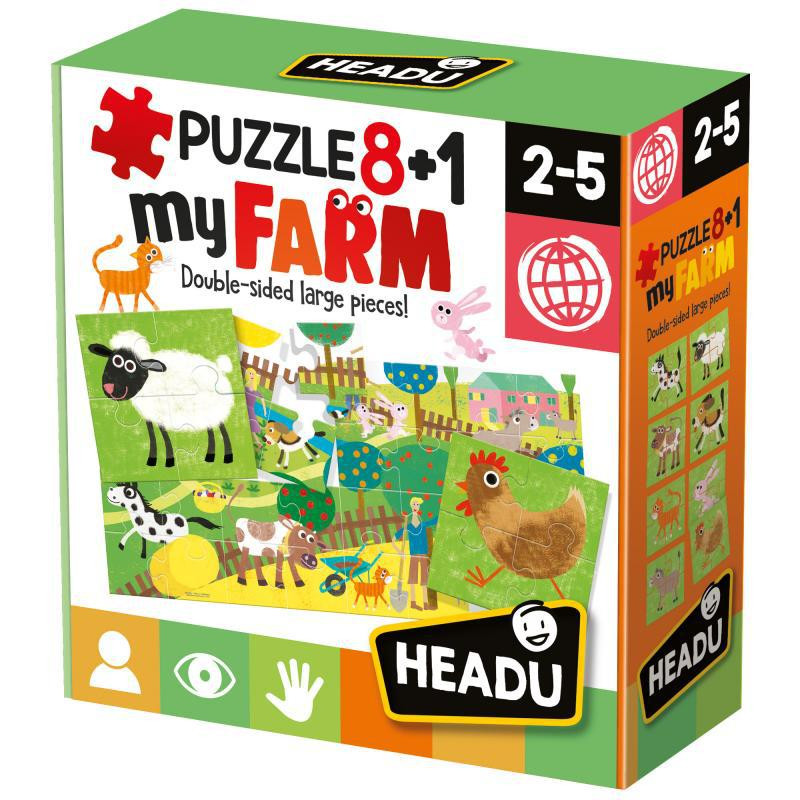 Headu HEADU: Puzzle 8+1 Moje farma