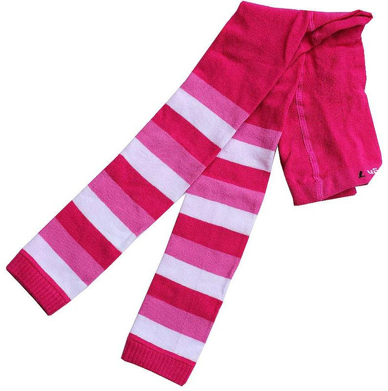 Design Socks Dětské legíny proužkované Vel. 7 (6 - 7 let) RŮŽOVÉ