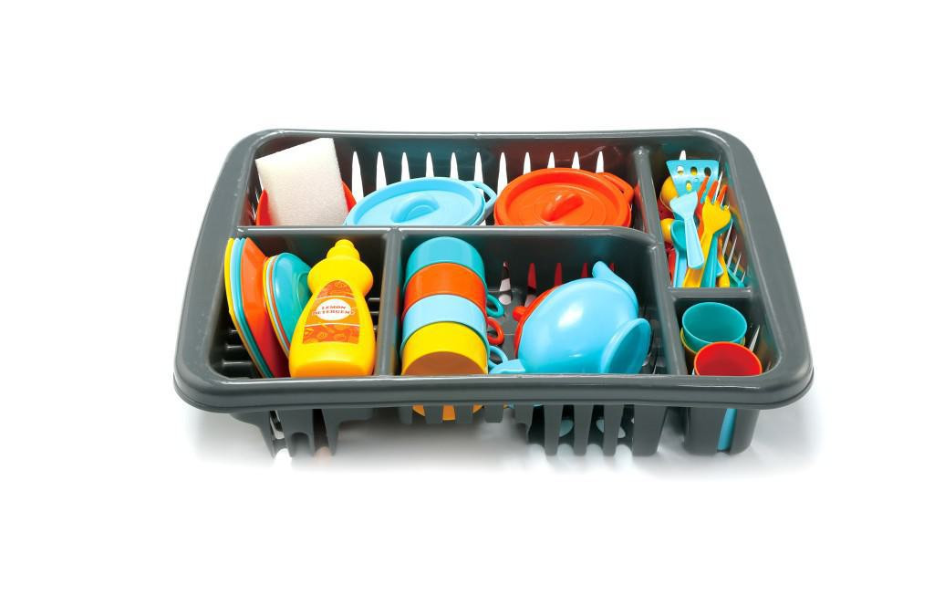 Alltoys Nádobí s odkapávačem 42 ks