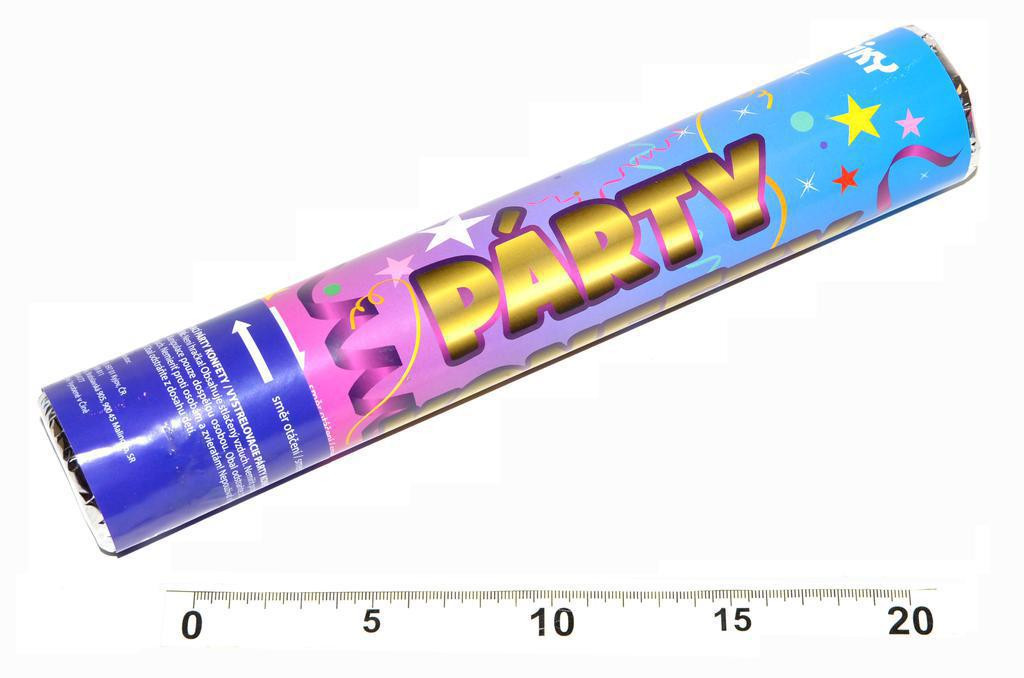 Wiky Párty konfety vystřelovací 30 cm