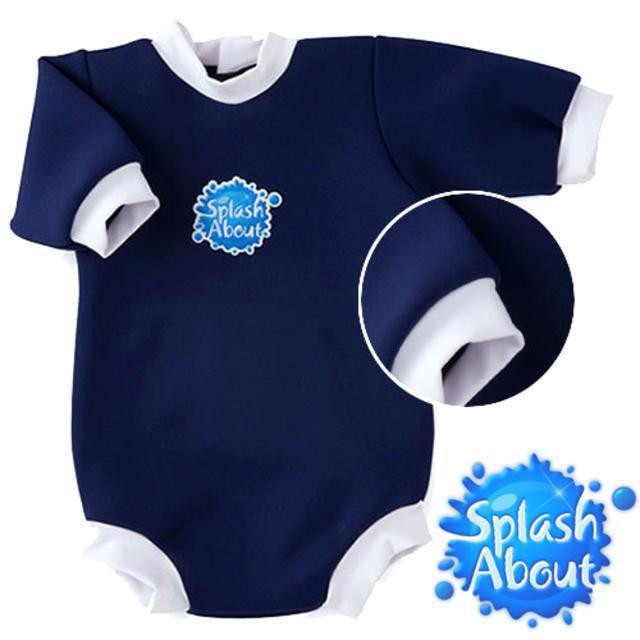 Splash About Baby neoprén-body - tmavě modrá Vel. M ( 0 - 3 měsíce)