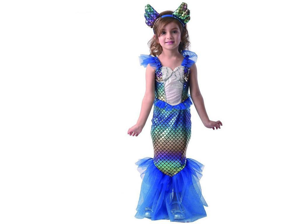 MADE Kostým na karneval - mořská panna 80 - 92 cm