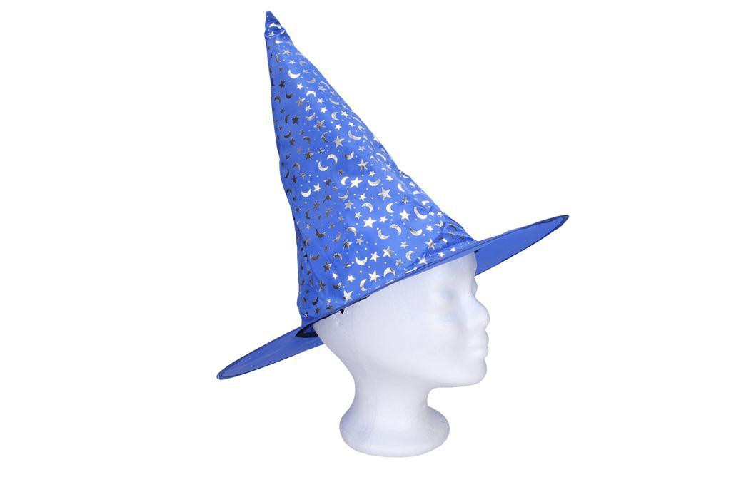 Wiky Set karneval - čarodějnický klobouk modrý
