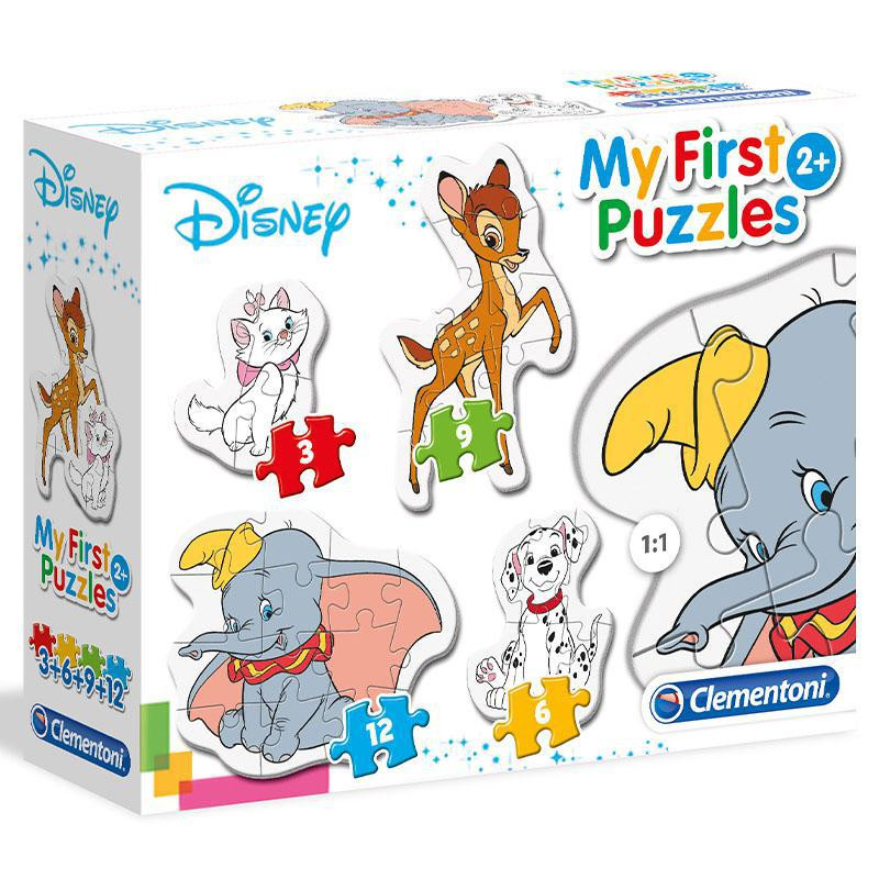 Clementoni Moje první puzzle Disney mláďátka 4v1 (3,6,9,12 dílků)