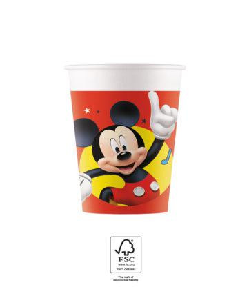Procos EKO papírové kelímky - Mickey Mouse 200 ml/8 ks