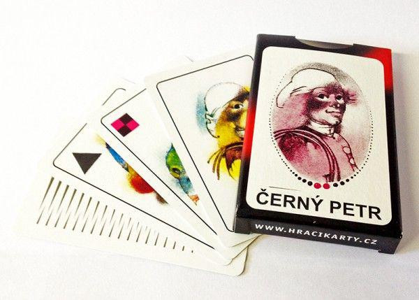 Hrací karty, s.r.o. Černý Petr společenská hra karty v papírové krabičce