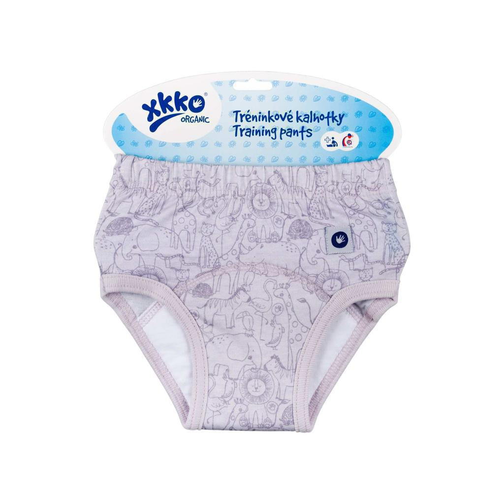 XKKO Organic Tréninkové kalhotky - Safari Lavender Aura Kikko