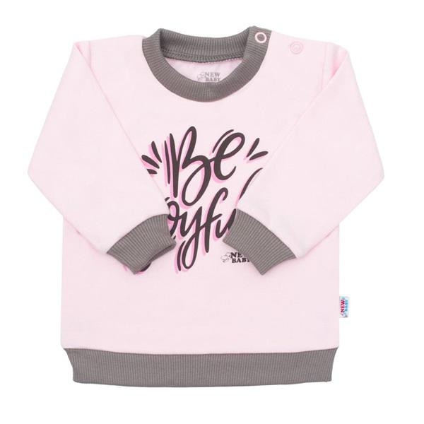 NEW BABY Kojenecké tričko New Baby With Love růžové