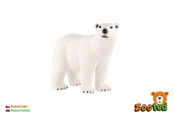 ZOOted Medvěd lední plast 10 cm