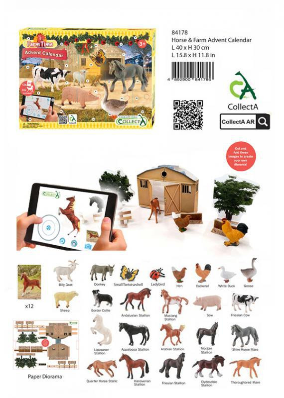 Mac Toys Adventní kalendář-farma a koně