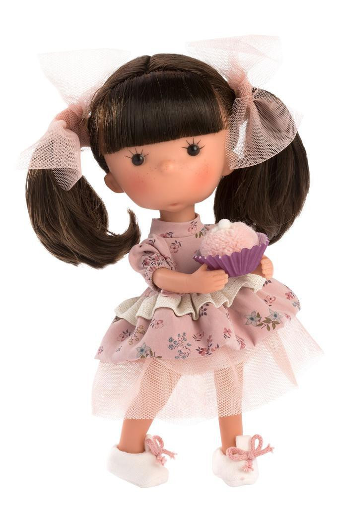 Llorens MISS SARA POTS 52603 - panenka s celovinylovým tělem - 26 cm