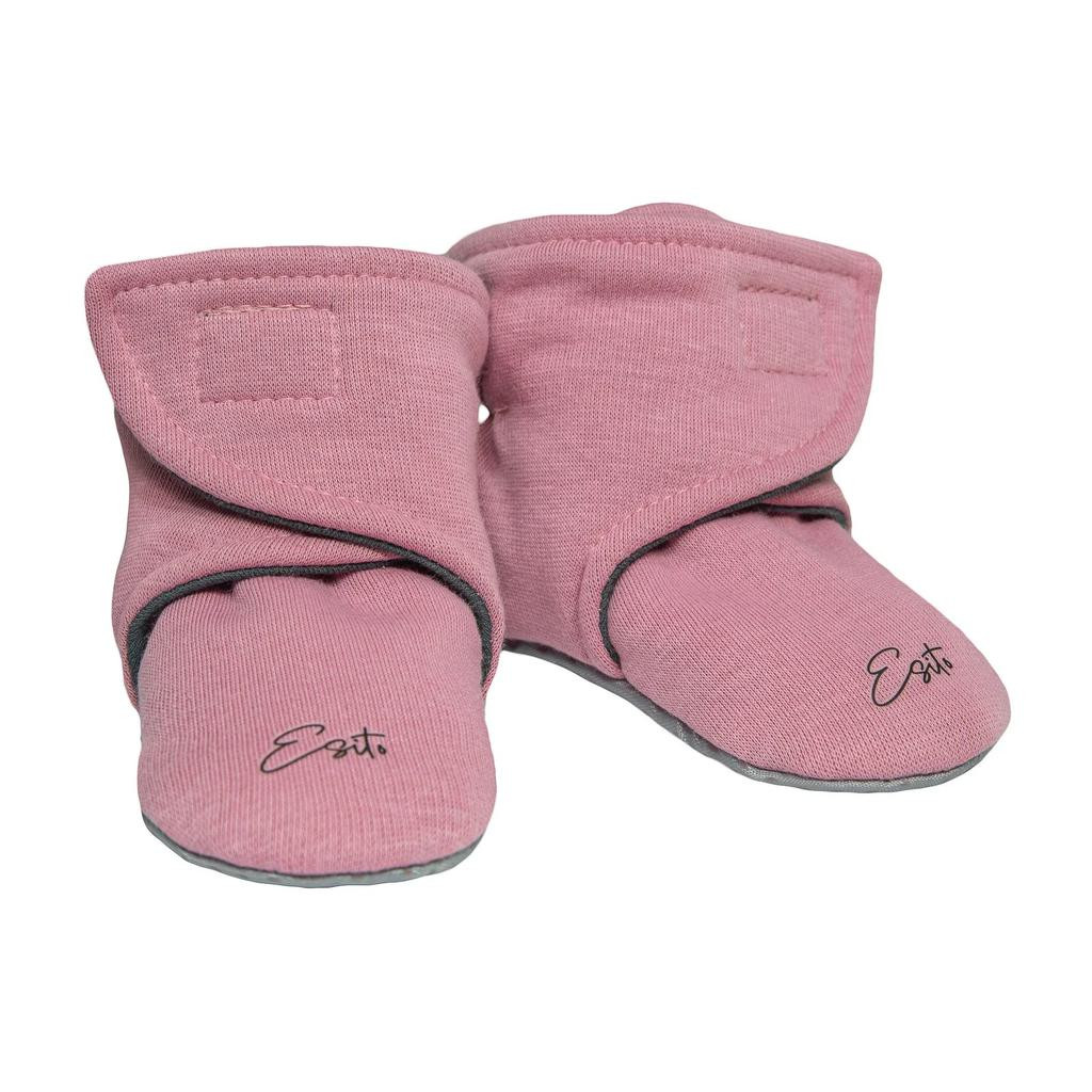 ESITO Capáčky barefoot Warmkeeper Cyclamen pink